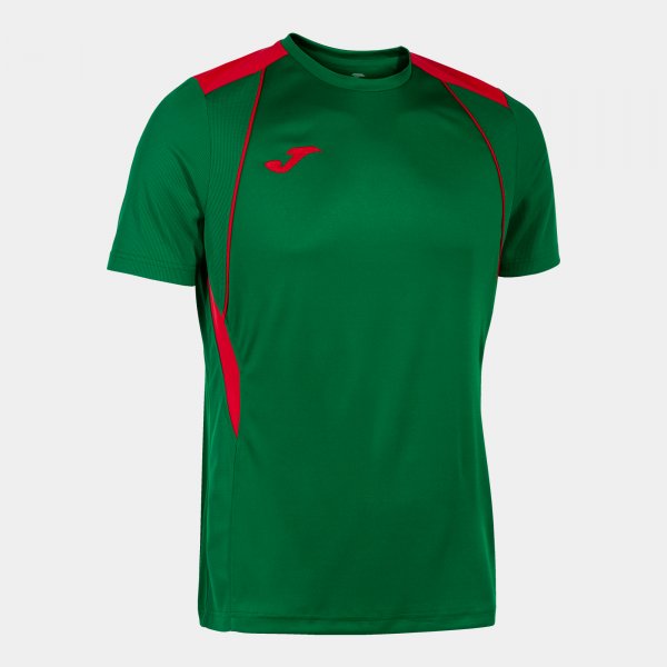 Shirt short sleeve man Championship VII green red