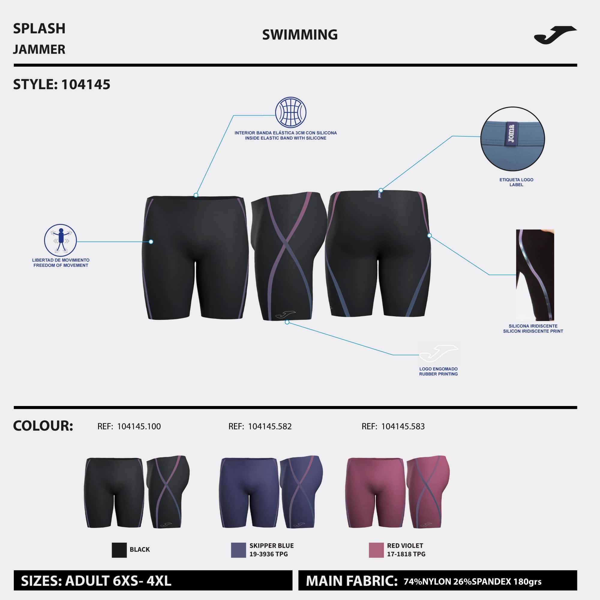 Swimming trunks man Splash