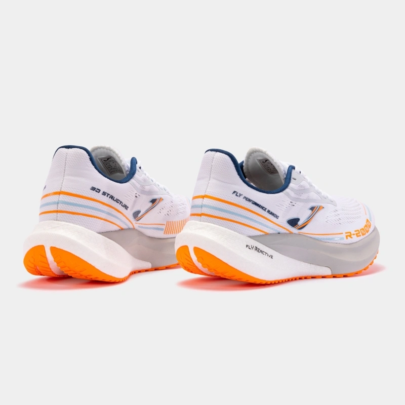 Running shoes R.2000 22 man white fluorescent orange