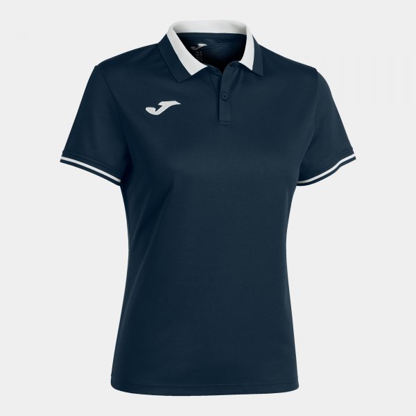 Polo shirt short-sleeve woman Championship VI navy blue white
