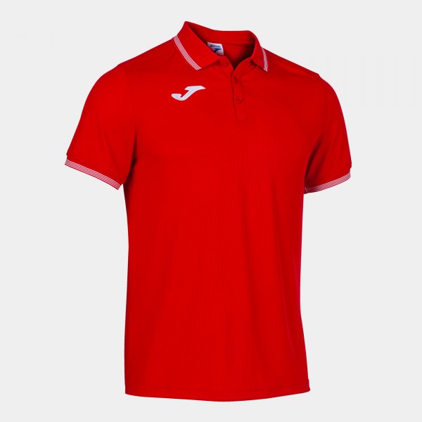 Polo shirt short-sleeve man Campus III red