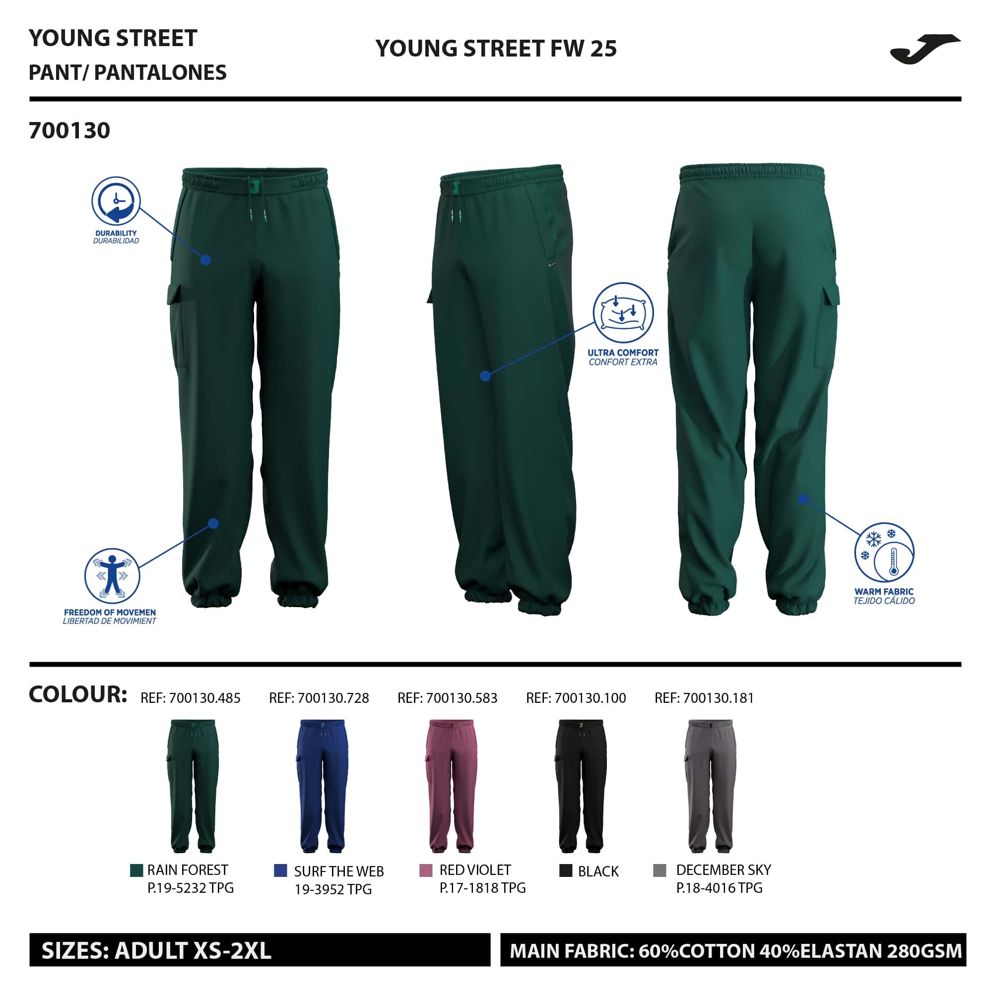 Longs pants unisex U-Tribe