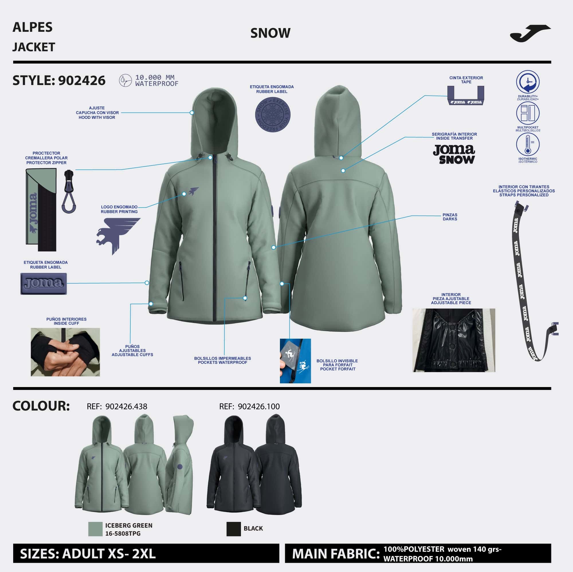 Anorak woman Alpes