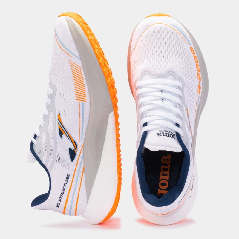 Running shoes R.2000 22 man white fluorescent orange