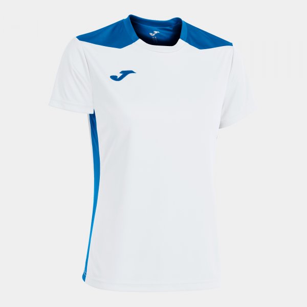 Shirt short sleeve woman Championship VI white royal blue