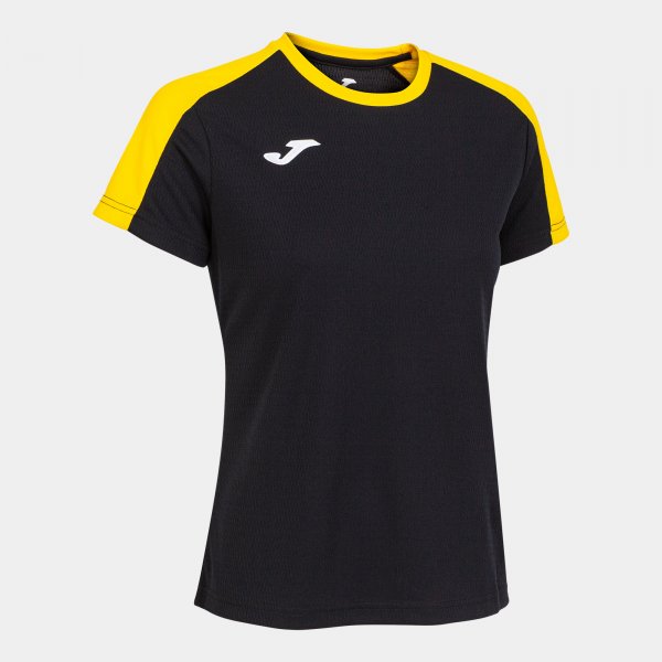 Shirt short sleeve woman Eco Championship black yellow