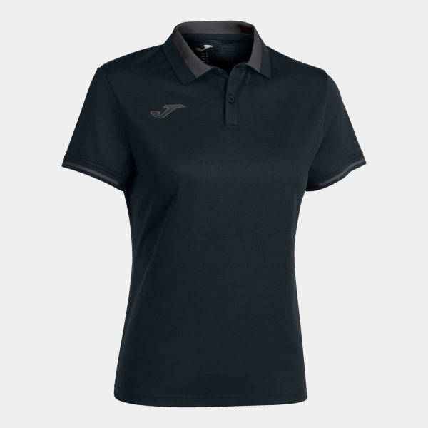 Polo shirt short-sleeve woman Championship VI black dark gray