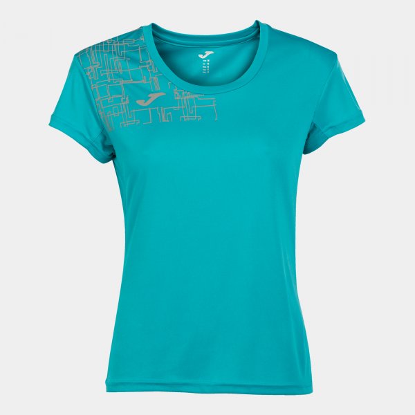 Shirt short sleeve woman Elite VIII turquoise