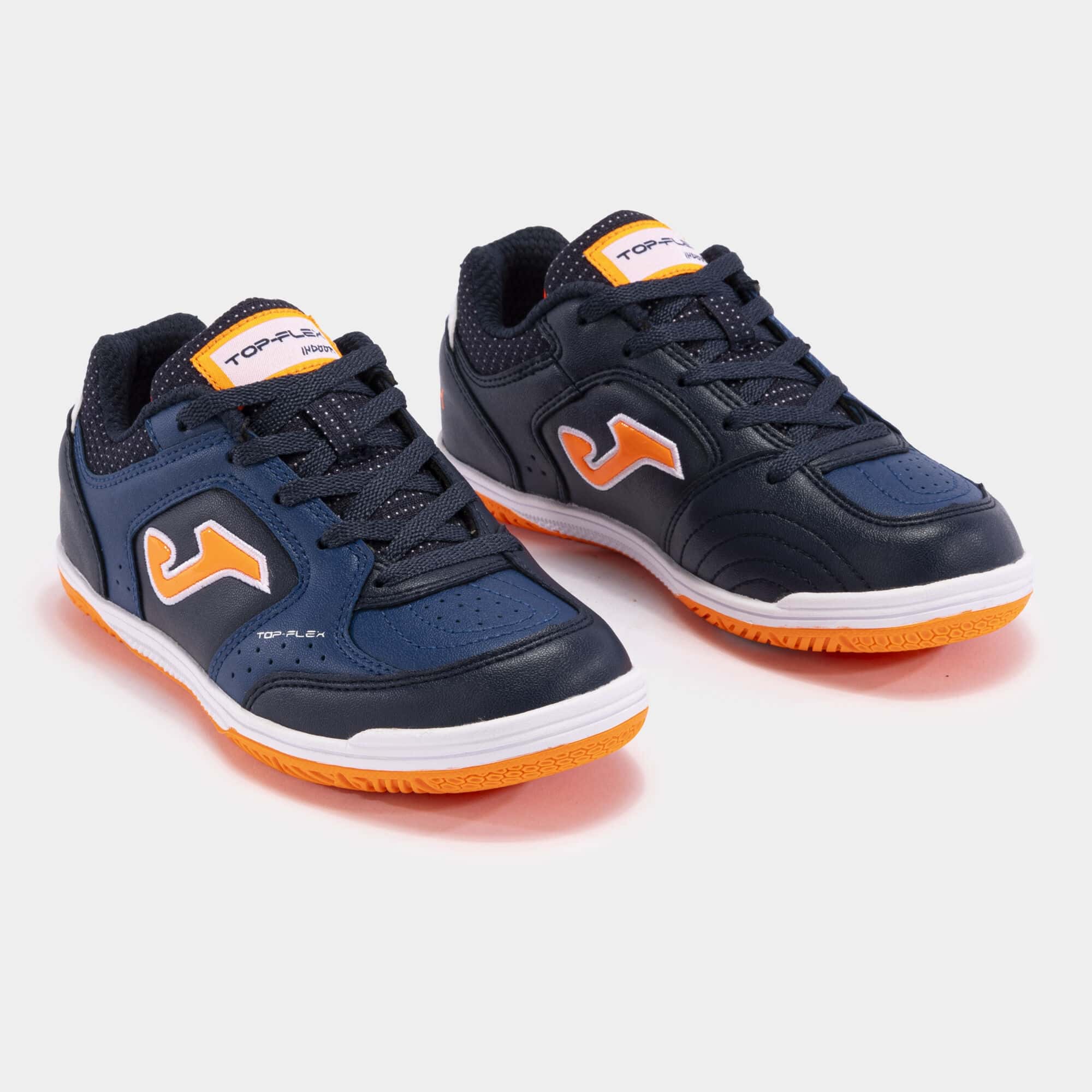 Futsal Shoes Top Flex Jr 2433 Blue Orange Indoor