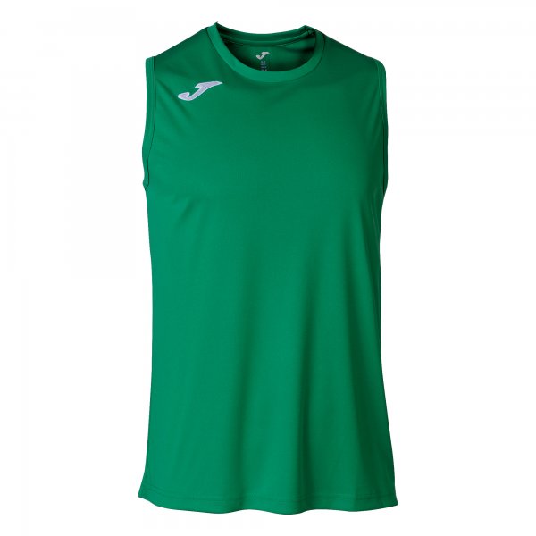 Sleeveless t-shirt man Combi Basket green