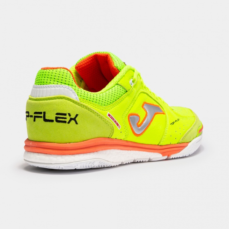 Futsal shoes Top Flex Rebound 23 indoor fluorescent green red