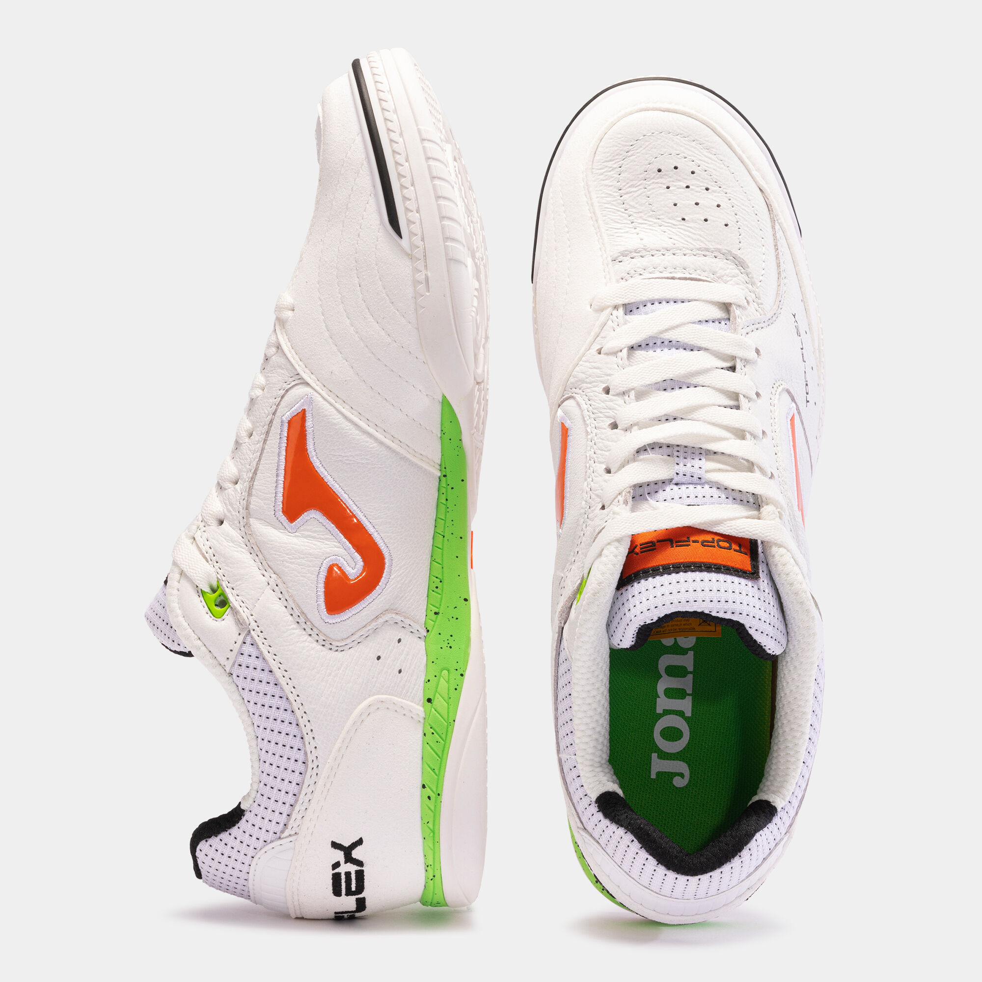 Futsal shoes Top Flex 23 indoor white green