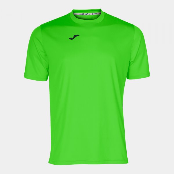 Shirt short sleeve man Combi fluorescent green