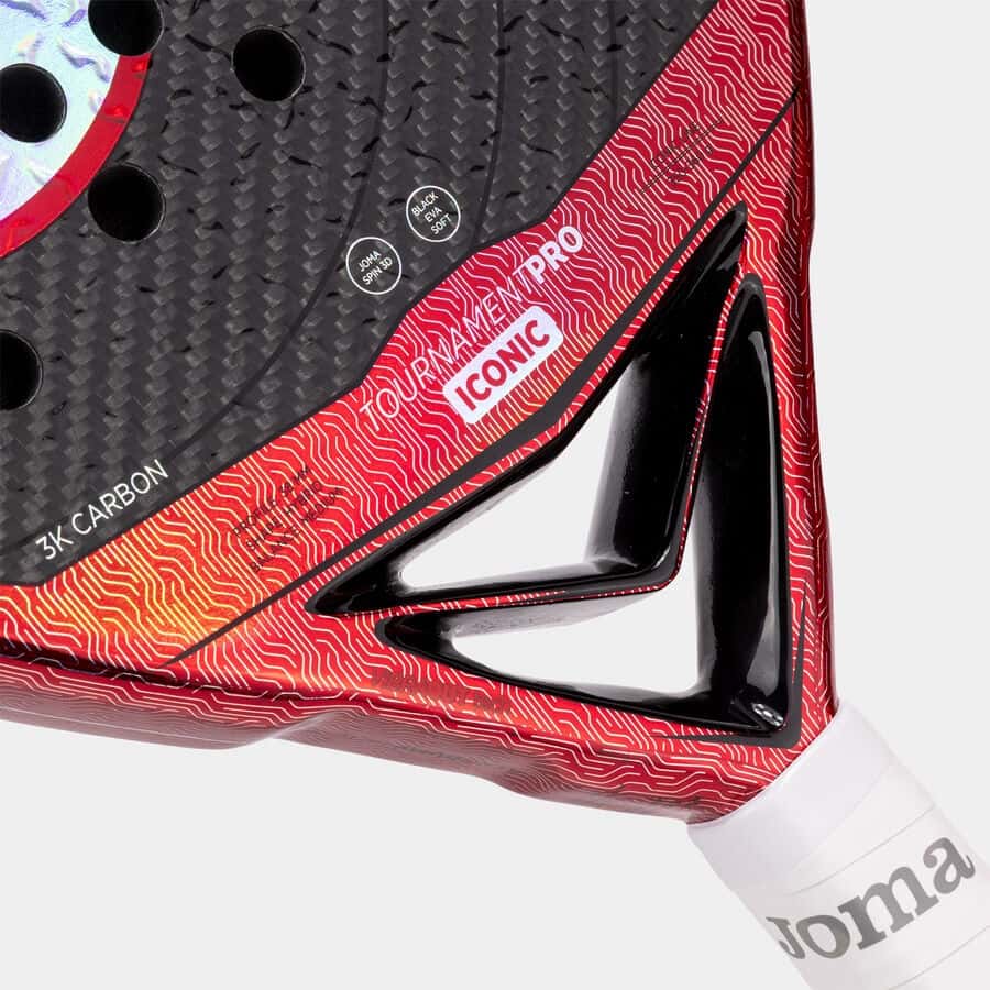 Padel racket Tournament Pro Iconic black red