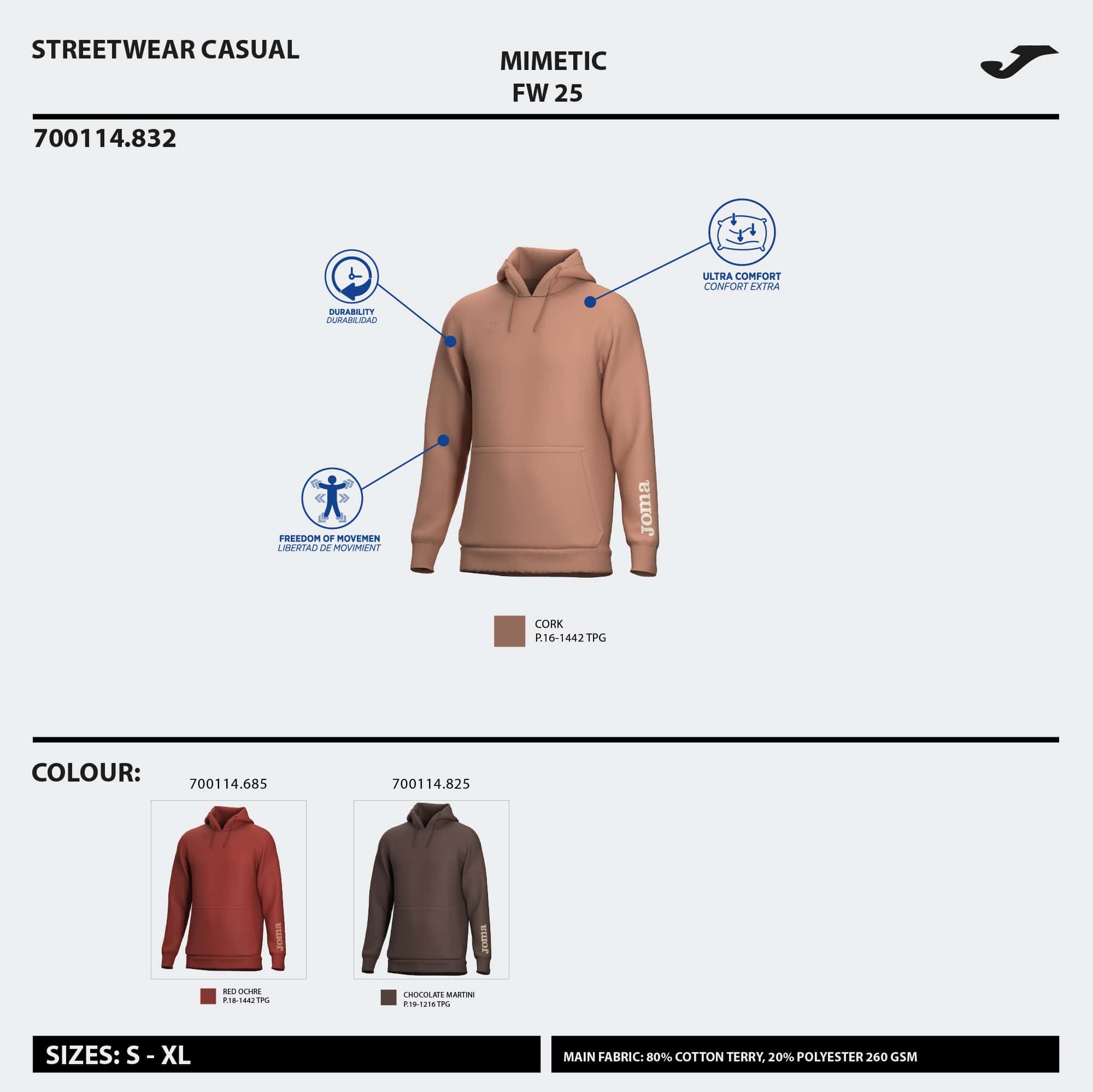 Hooded sweater unisex University