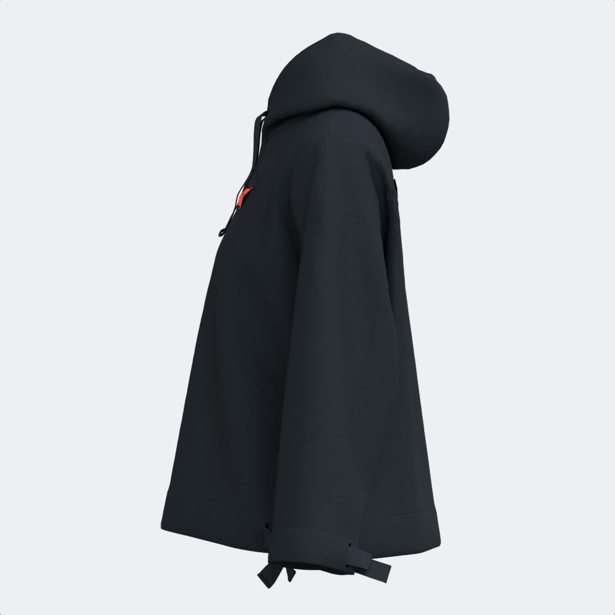 Hooded sweater woman Step