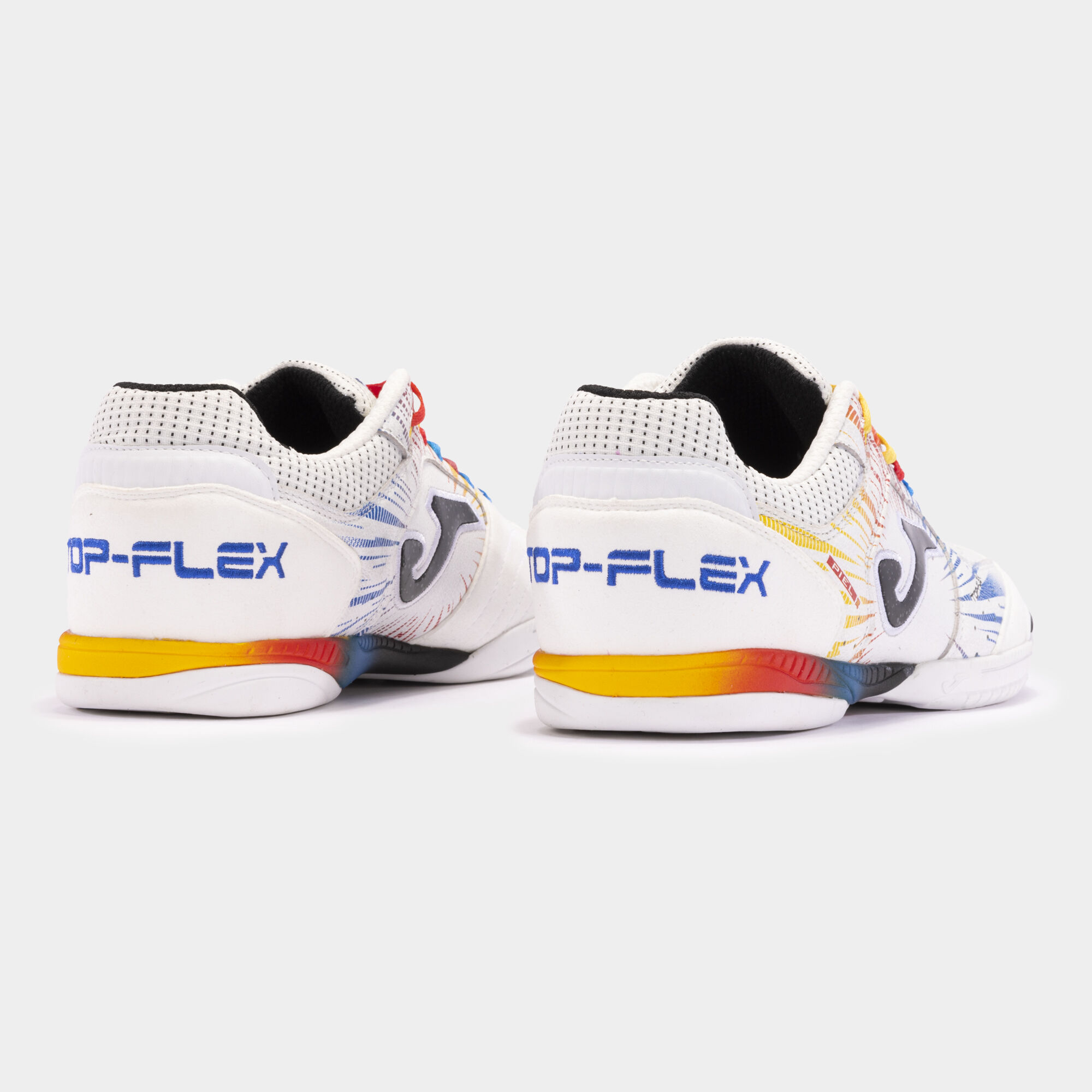 Futsal Shoes Top Flex 2476 White Red Indoor