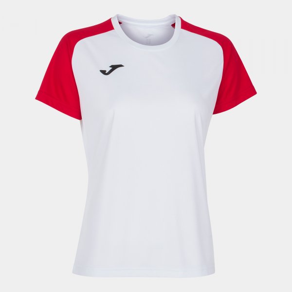 Shirt short sleeve woman Academy IV white red