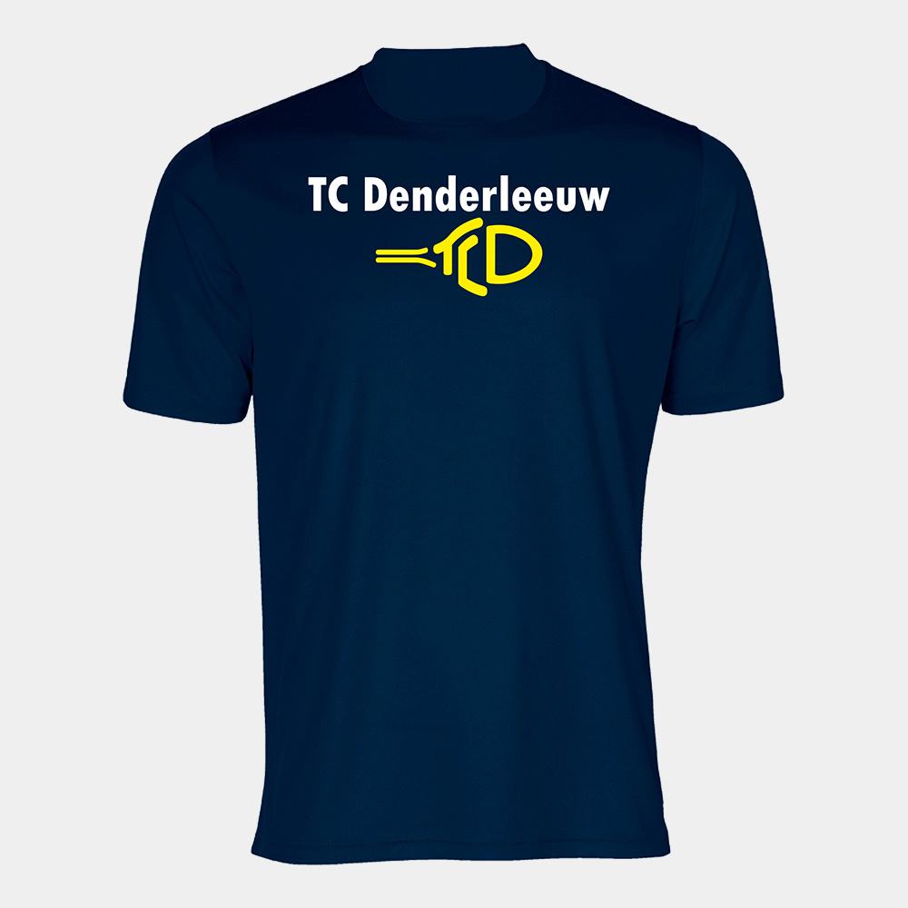 TC Denderleeuw - Shirt short sleeve woman Combi navy blue