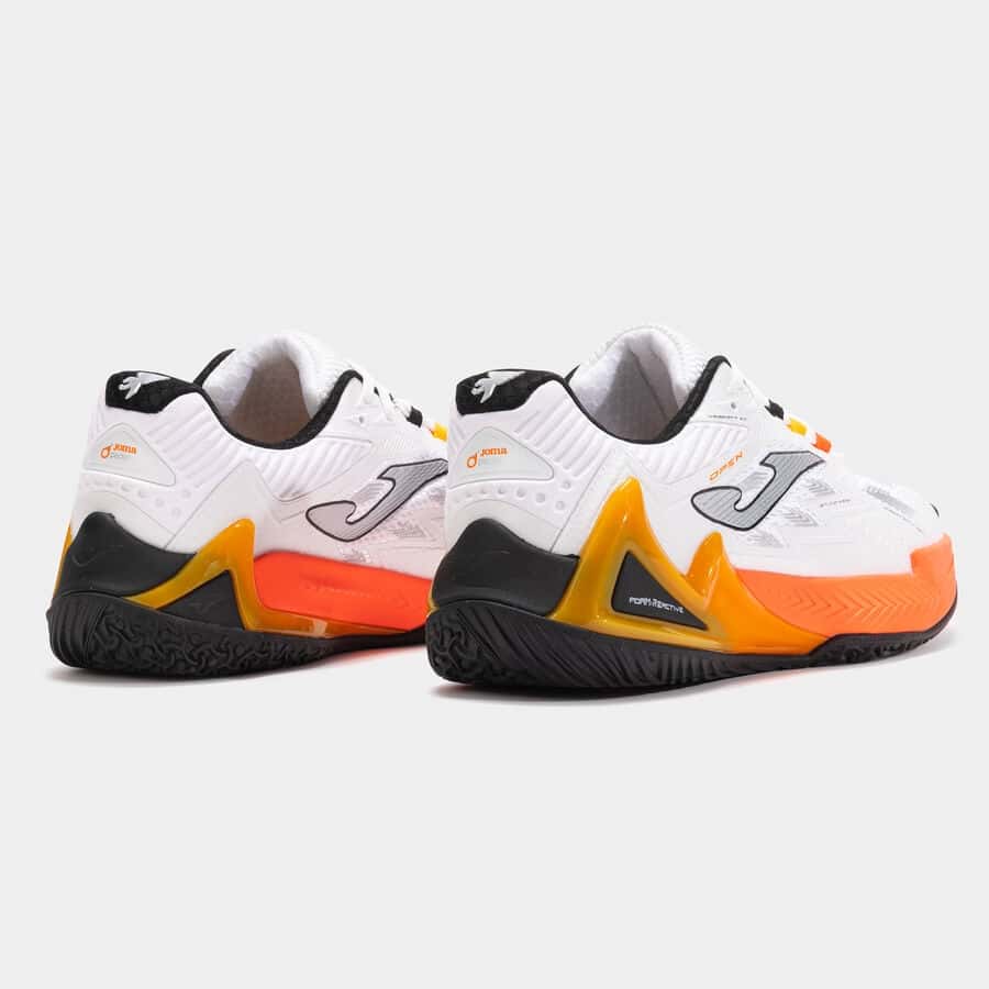 Shoes Open Men 25 White Orange
