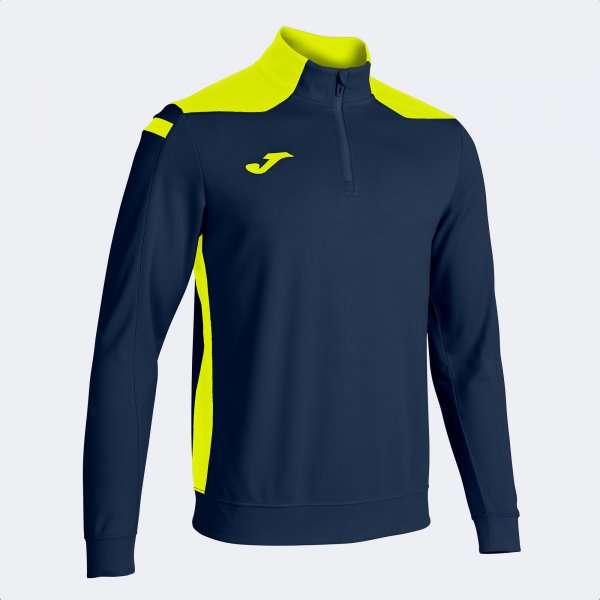 Sweatshirt man Championship VI navy blue fluorescent yellow