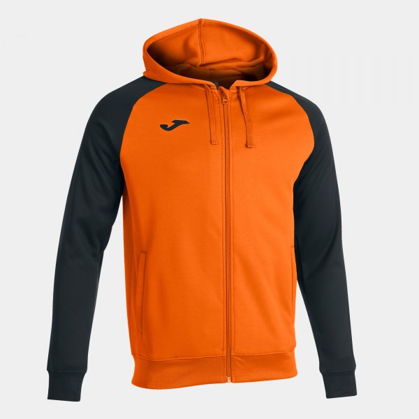 Hooded jacket man Academy IV orange black