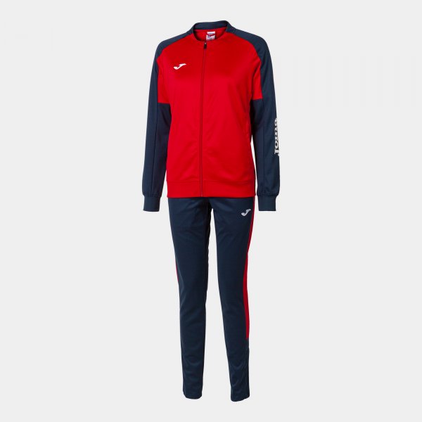 Tracksuit woman Eco Championship red navy blue