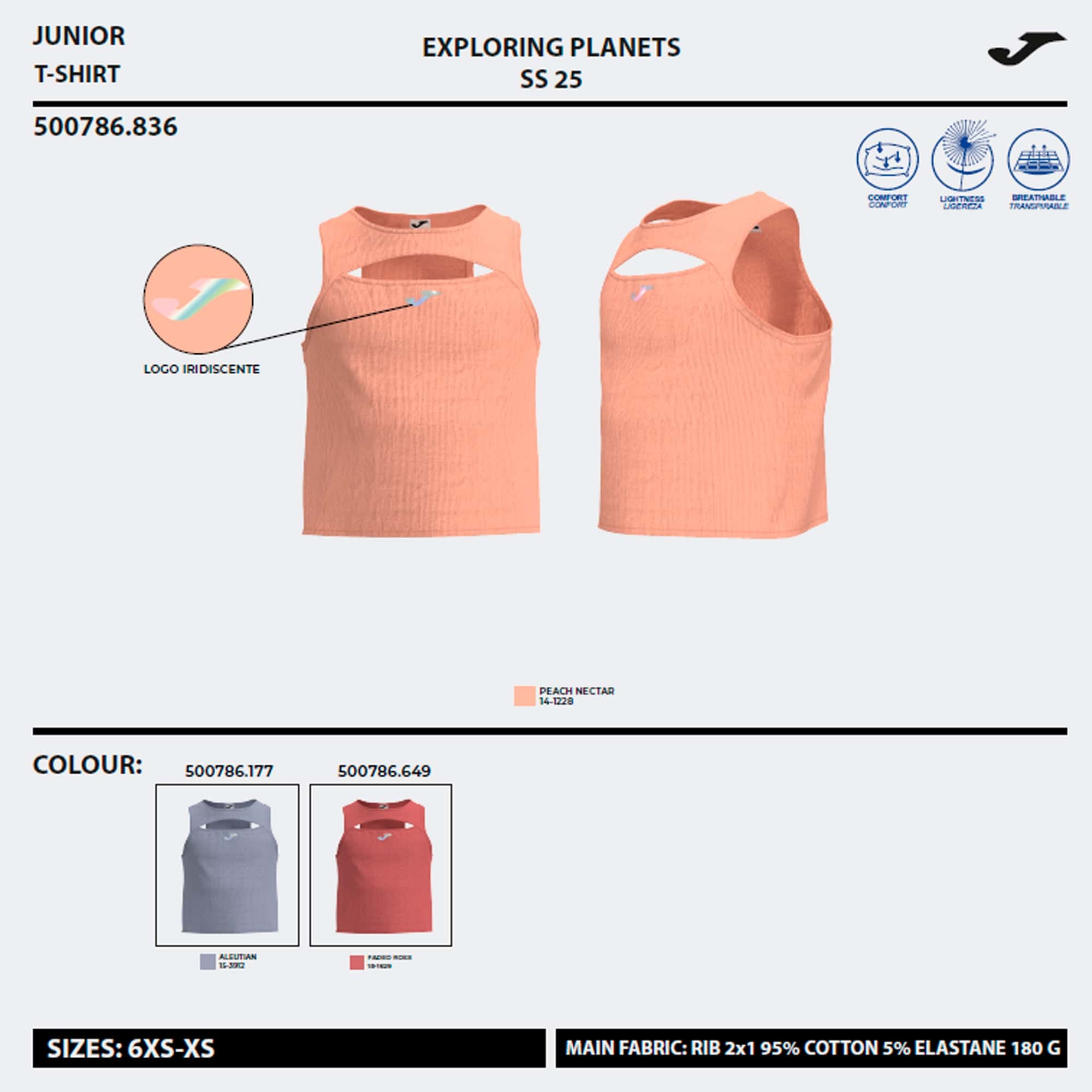 Sleeveless t-shirt girl Kids Camp