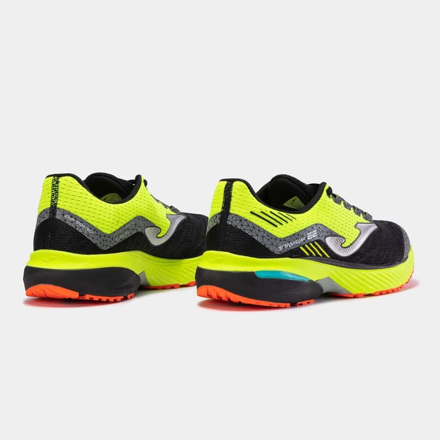 Running shoes Titanium Men 23 man black fluorescent yellow