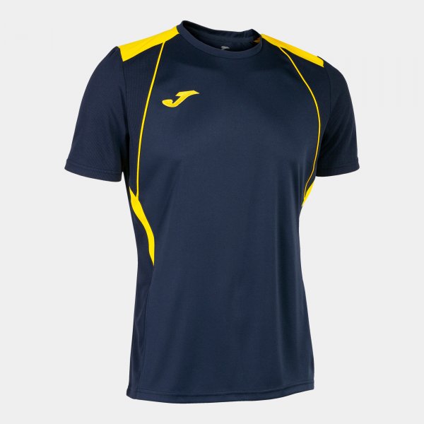 Shirt short sleeve man Championship VII navy blue yellow