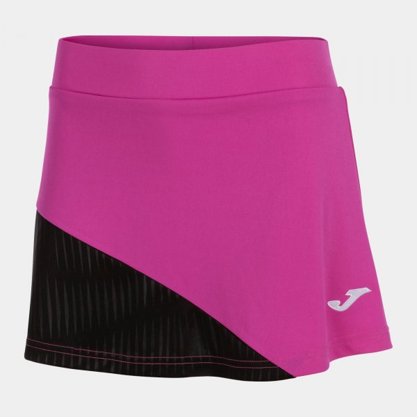 Skirt woman Montreal fluorescent pink black