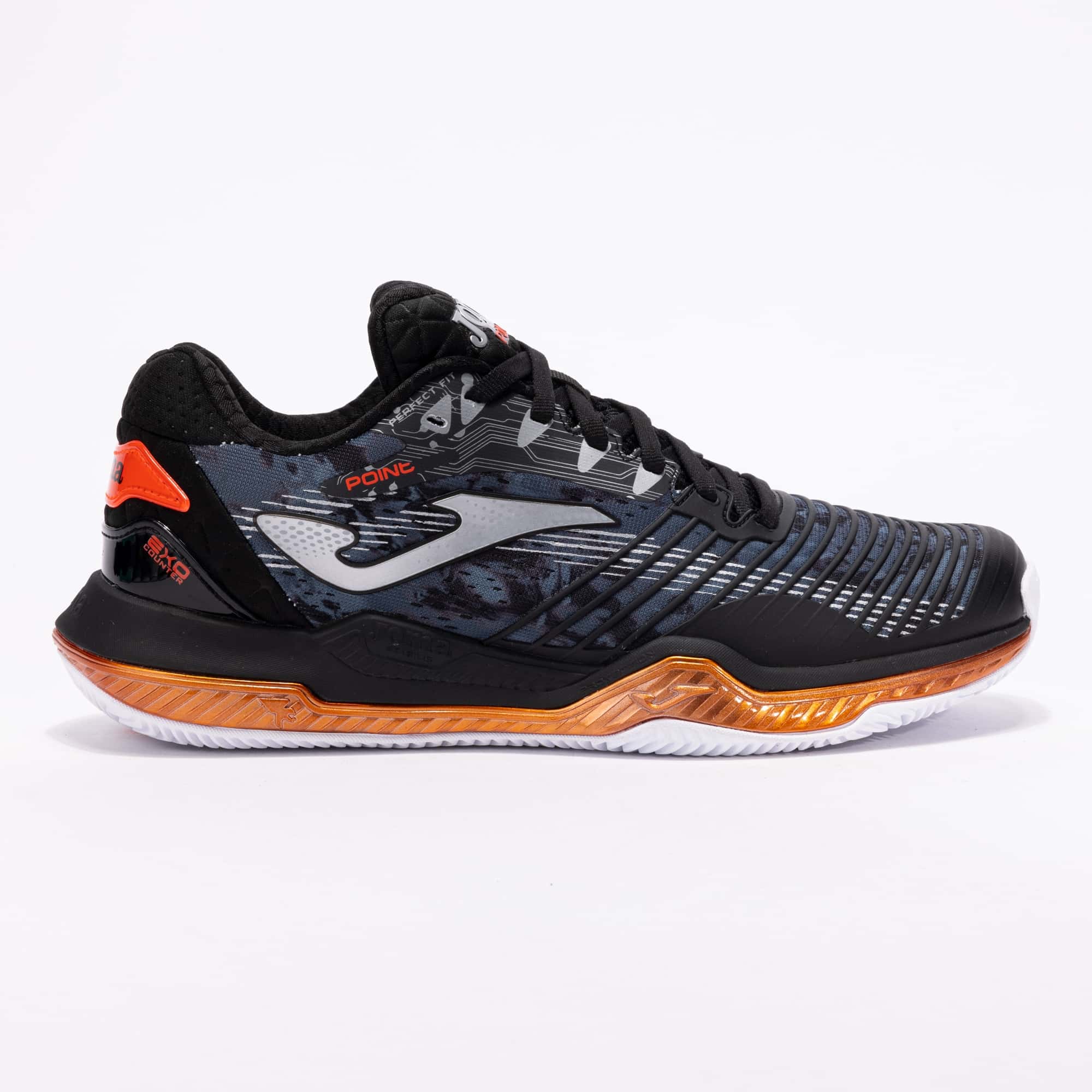 Shoes Point Men 25 hard court man black