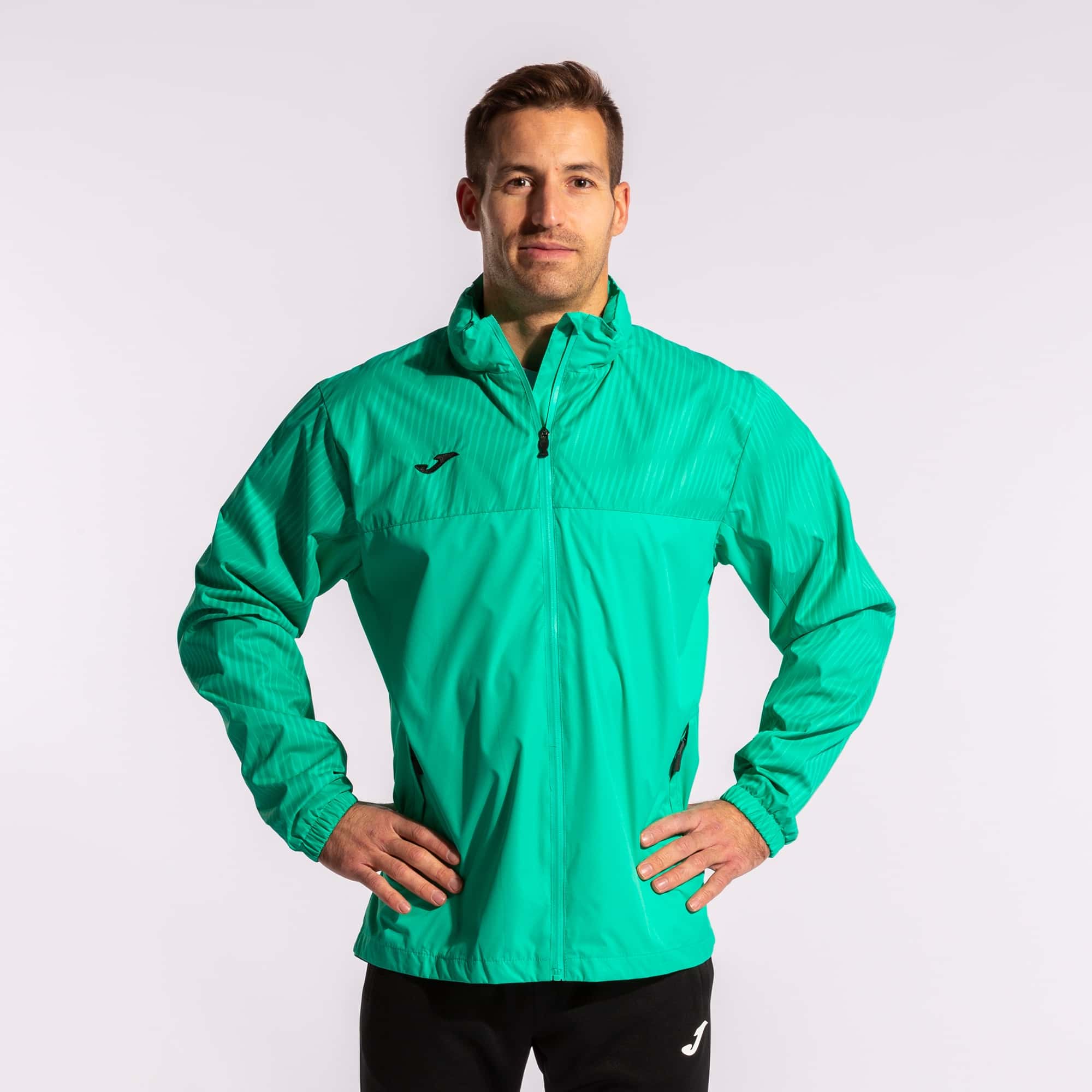 Rainjacket man Montreal