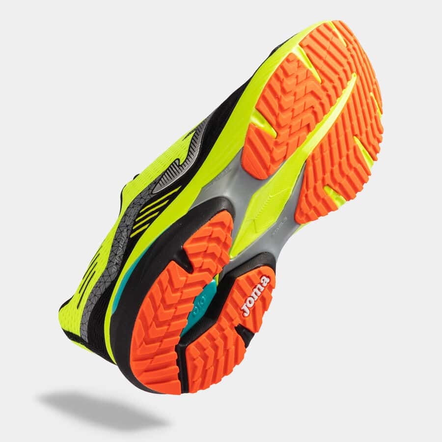 Running shoes Titanium Men 23 man black fluorescent yellow