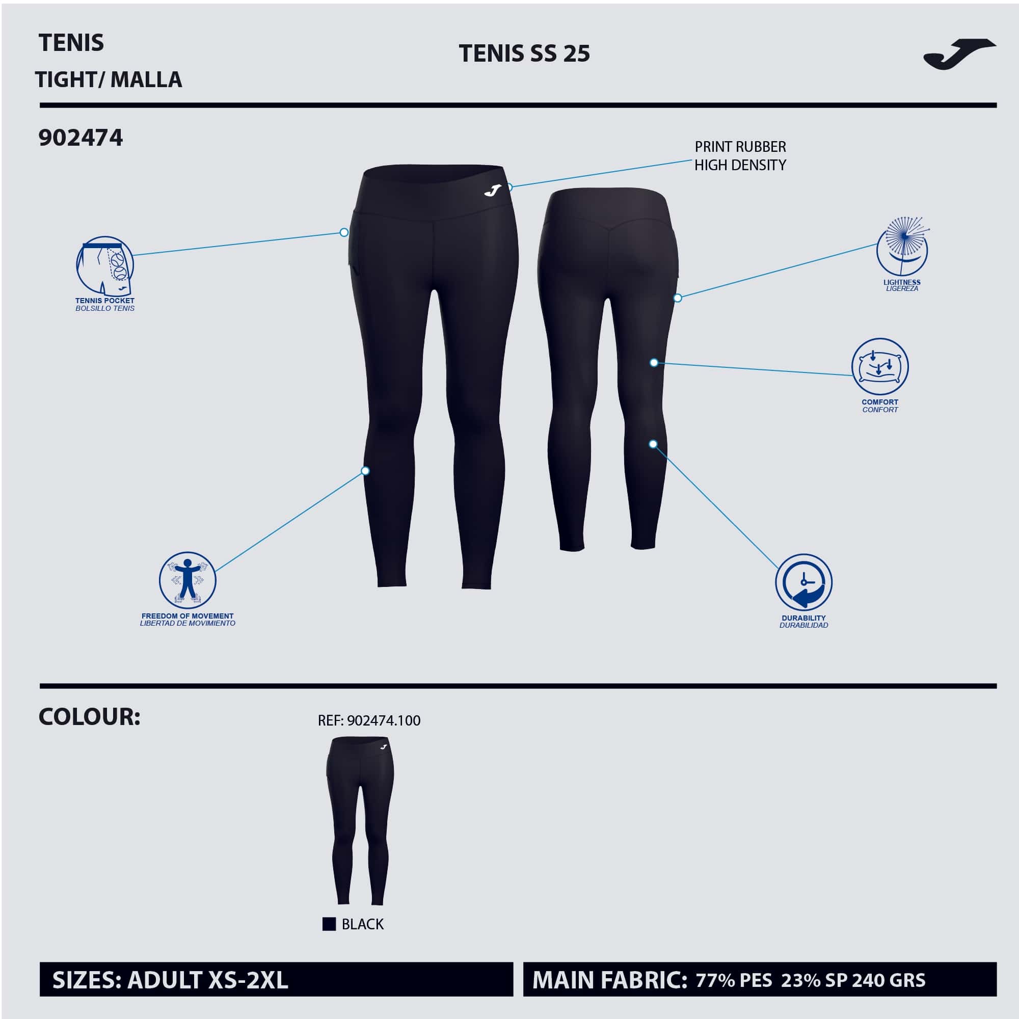 Long tights woman Challenge