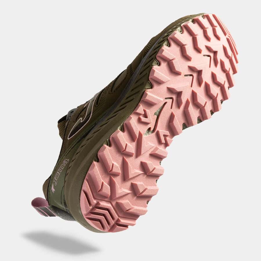 Trail-running shoes Vora Aislatex 21 woman khaki light pink
