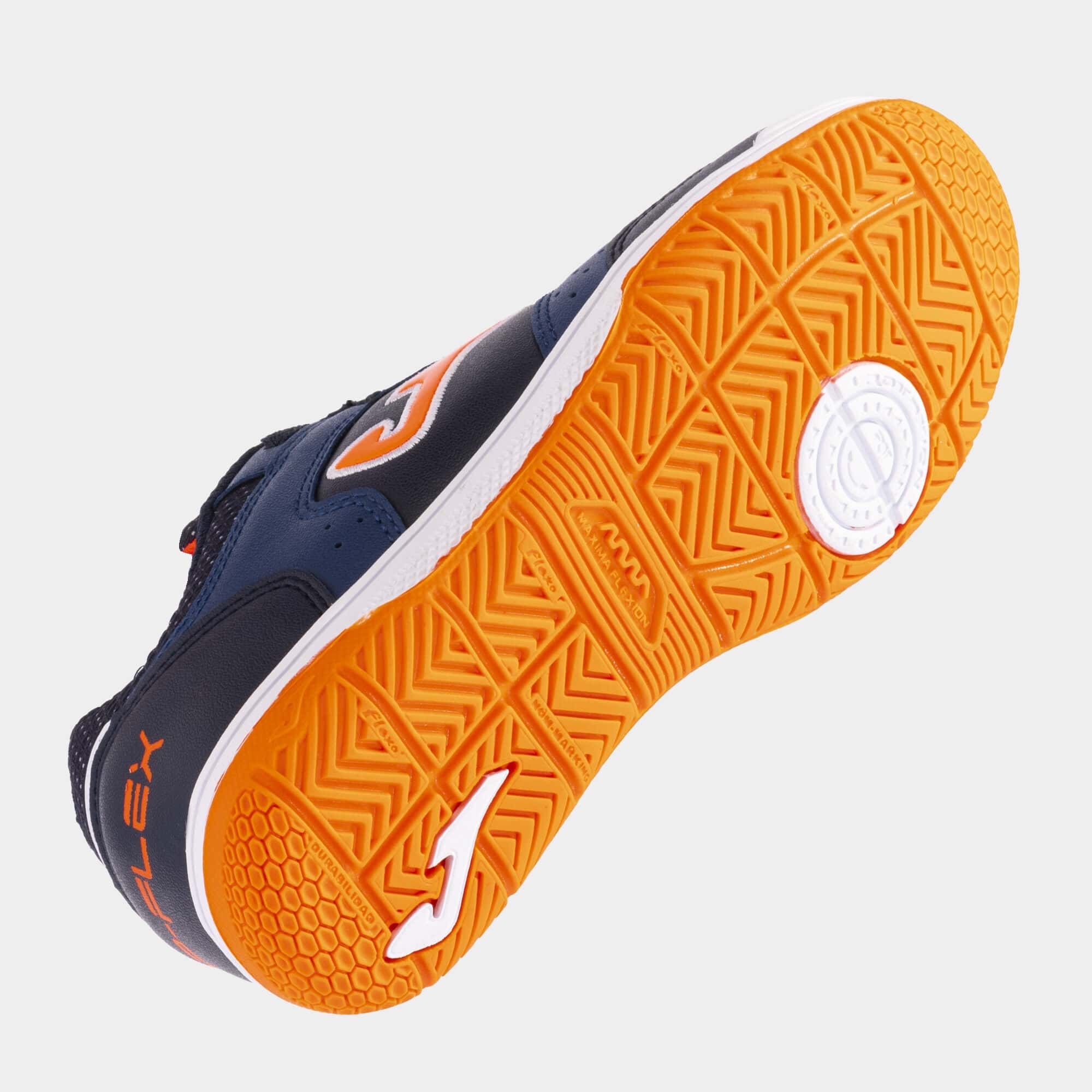 Futsal Shoes Top Flex Jr 2433 Blue Orange Indoor