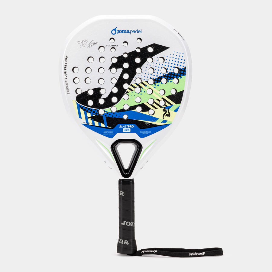 Padel racket Blast Pro Hrd Juanlu Esbri white royal blue