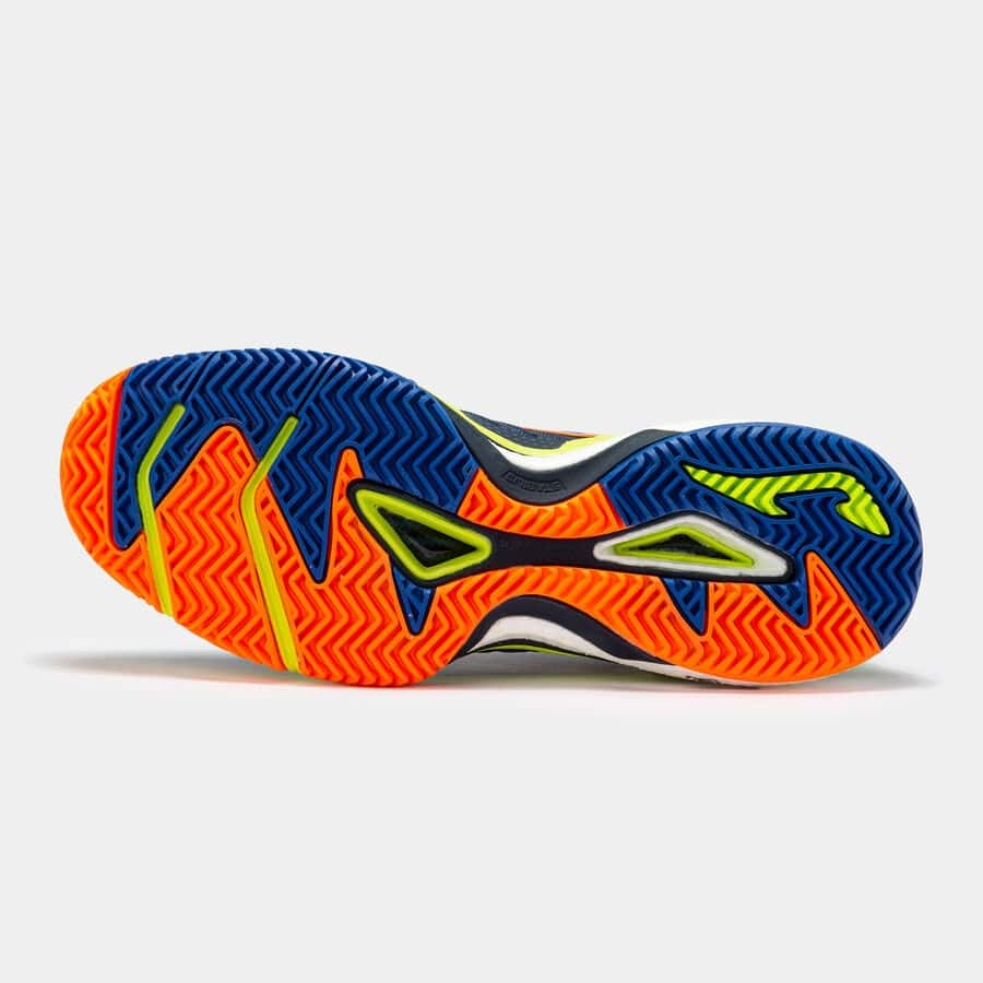 Shoes Slam 22 clay man royal blue fluorescent yellow