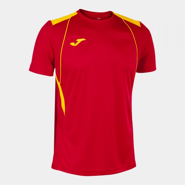 Shirt short sleeve man Championship VII red yellow