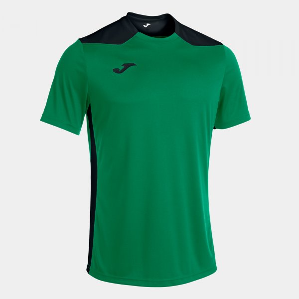 Shirt short sleeve man Championship VI green black