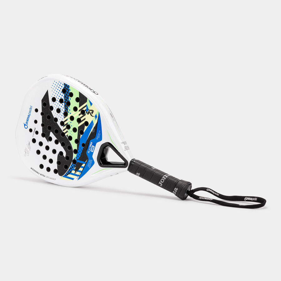 Padel racket Blast Pro Hrd Juanlu Esbri white royal blue