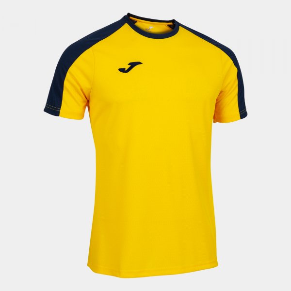 Shirt short sleeve man Eco Championship yellow navy blue