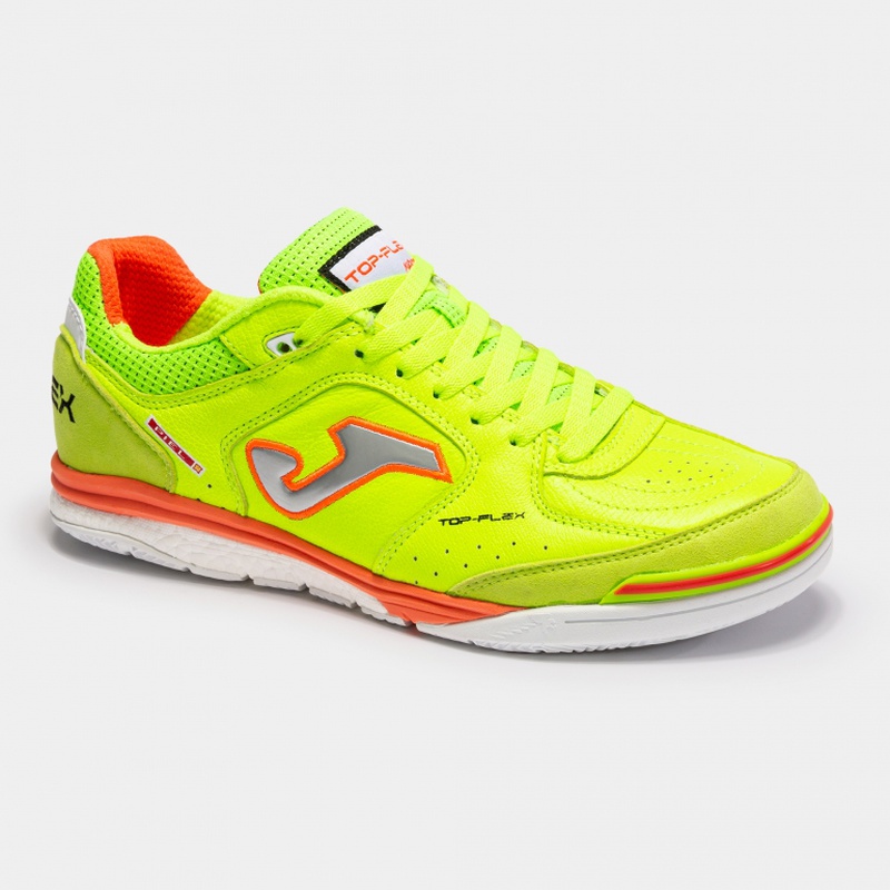 Futsal shoes Top Flex Rebound 23 indoor fluorescent green red