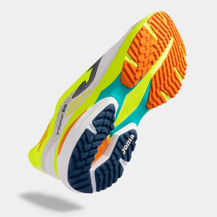 Running shoes Titanium Men 23 man white fluorescent yellow