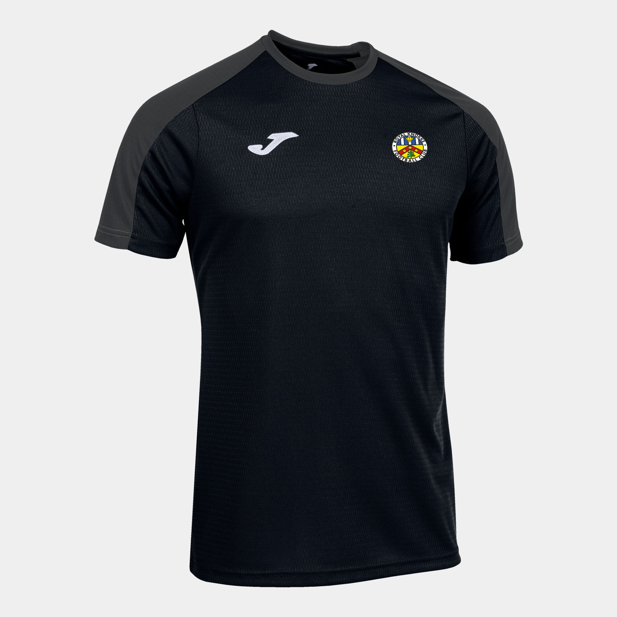 Royal Knokke FC - Shirt short sleeve man Eco Championship black dark gray 