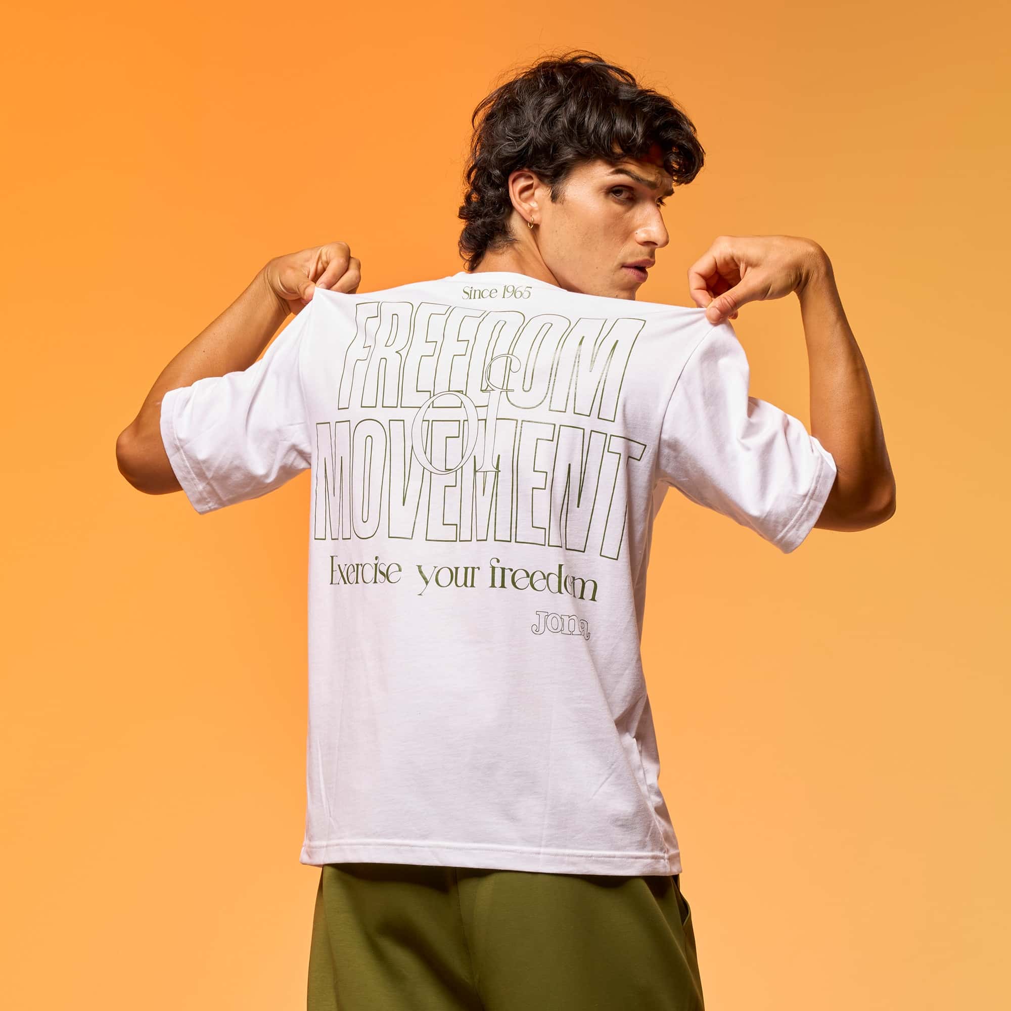 Shirt short sleeve man Step