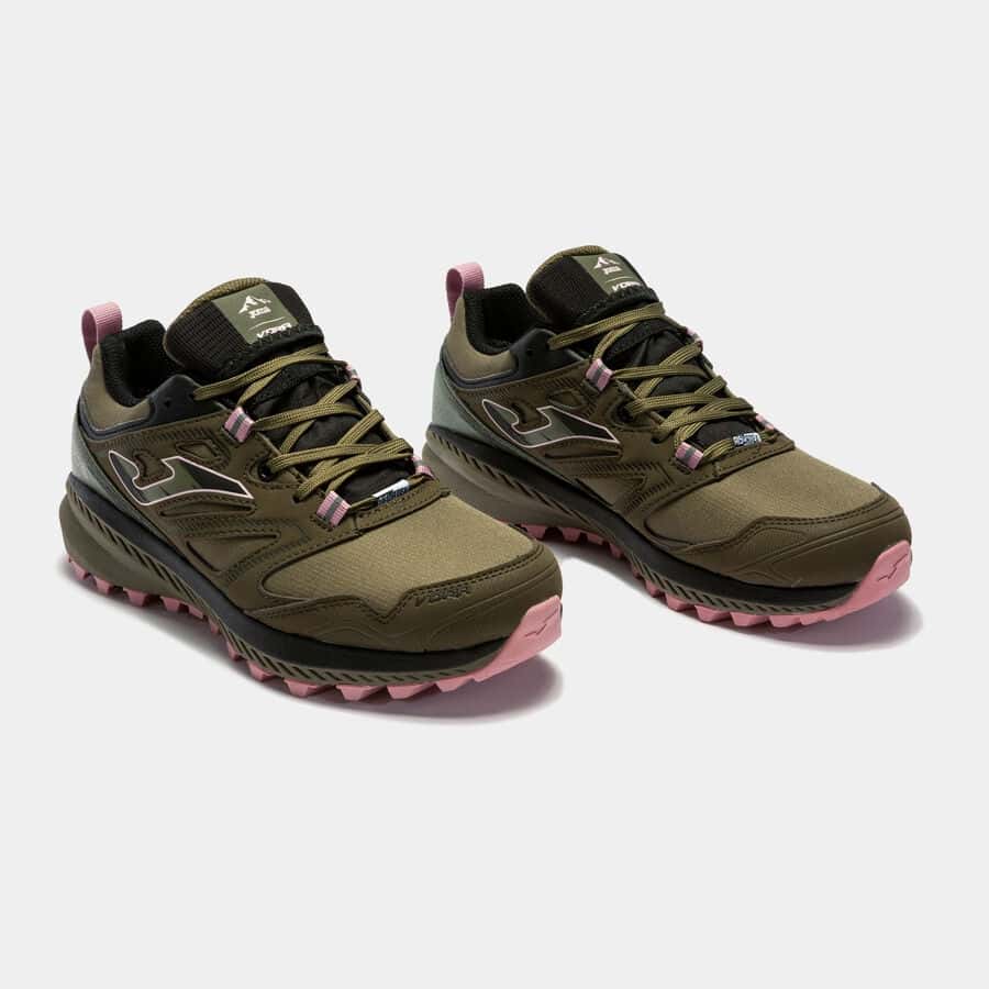 Trail-running shoes Vora Aislatex 21 woman khaki light pink