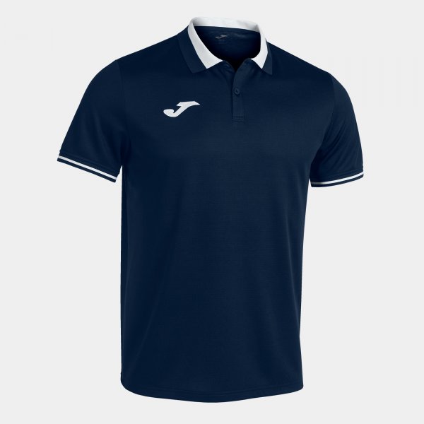 Polo shirt short-sleeve man Championship VI navy blue white
