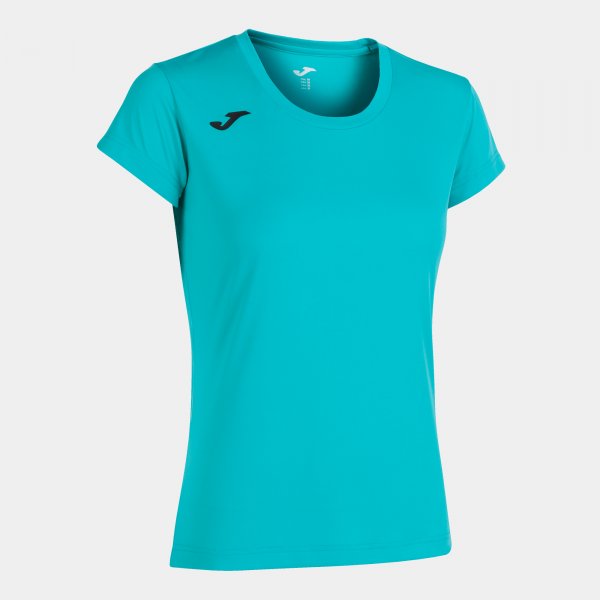 Shirt short sleeve woman Record II turquoise
